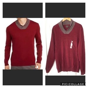 TASSO ELBA Supima Cotton contrast collar L